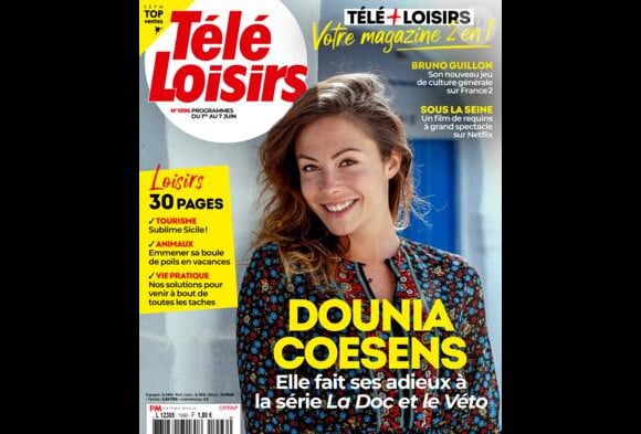 Dounia Coesens, "Télé-Loisirs", 27 mai 2024.