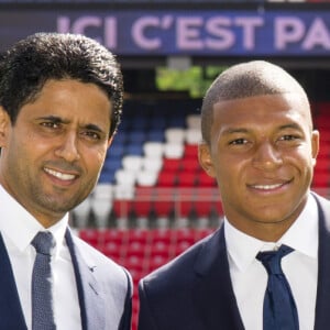 De source proche du club parisien, on estime que le joueur "n'a absolument aucune classe" en ayant ses propos à l'encontre de l'équipe

Nasser Al-Khelaïfi - Présentation officielle de Kylian Mbappé au Parc des Princes Paris le 6 septembre 2017. © Pierre Perusseau / Bestimage