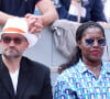 Claudia Tagbo était quant à elle accompagnée de son mari pour assister aux différentes rencontres programmées ce jour-là
Claudia Tagbo et son mari dans les tribunes des Internationaux de France de tennis de Roland Garros 2024 à Paris, France, le 6 juin 2024. © Jacovides-Moreau/Bestimage 