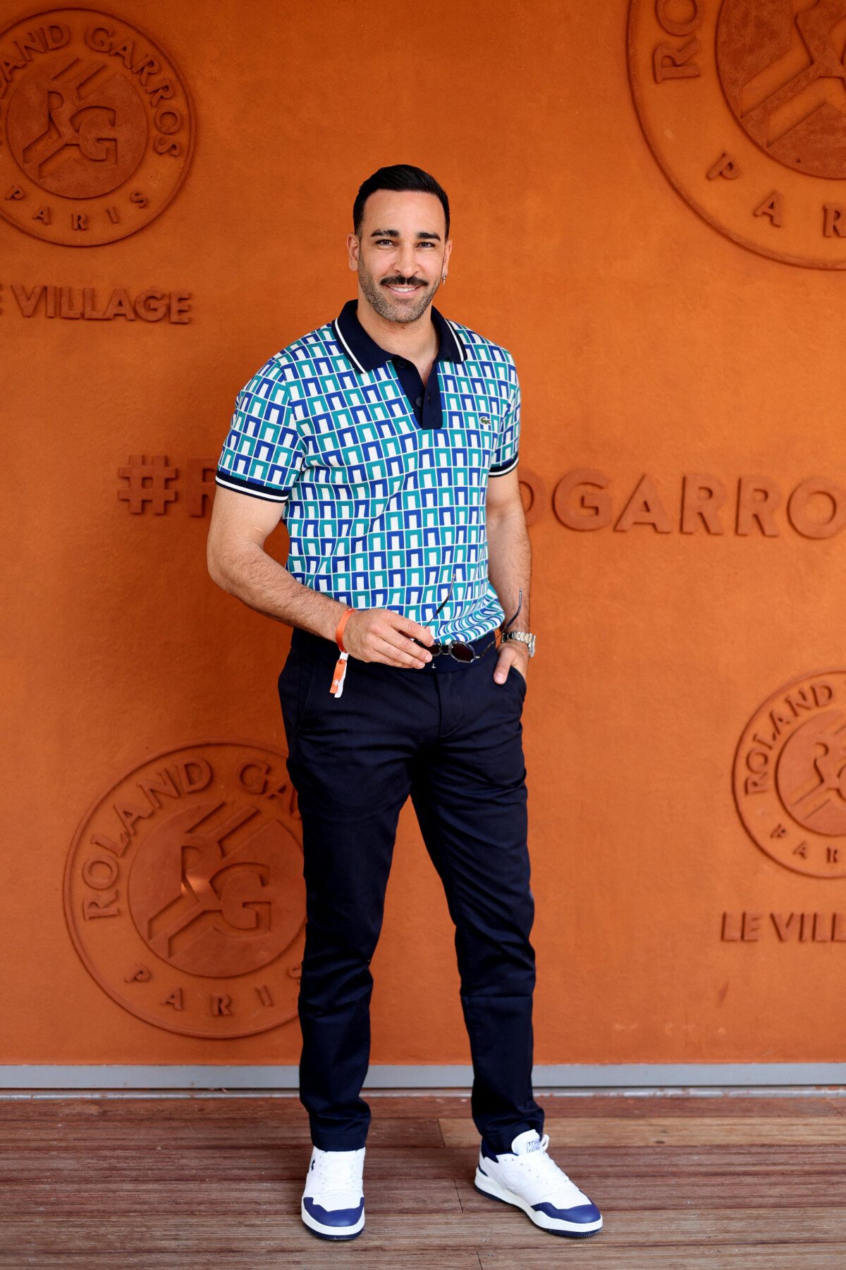Adil Rafi Photo : Adil Rami - Célébrités au village des Internationaux de France ...