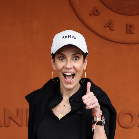 Cristina Cordula - Célébrités au village des Internationaux de France de tennis de Roland Garros 2024 à Paris le 6 juin 2024. © Jacovides / Moreau / Bestimage 