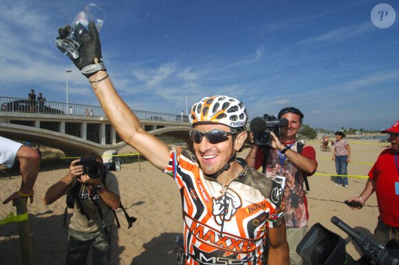 Le coureur cycliste français Miguel Martinez lors de la compétition "Roc d'Azur 2006" à Fréjus, dans le Sud de la France, le 8 octobre 2006. Photo by Gouhier-Kempinaire/Cameleon/ABACAPRESS.COM