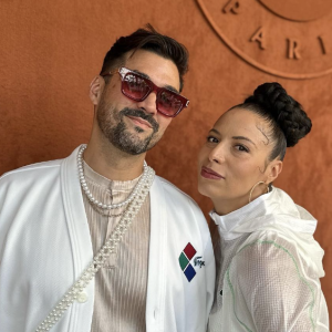 Zaho et son compagnon Florent Mothe se sont rendus ensemble à Roland-Garros - Instagram