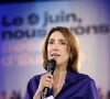 Valérie Hayer est très discrète en ce qui concerne sa vie privée
Valérie Hayer, tête de liste de la majorité Renaissance lors du meeting de V.Hayer, tête de liste Renaissance pour les élections européennes, au Docks de Paris à Aubervilliers le 1er juin 2024. © Stéphane Lemouton / Bestimage