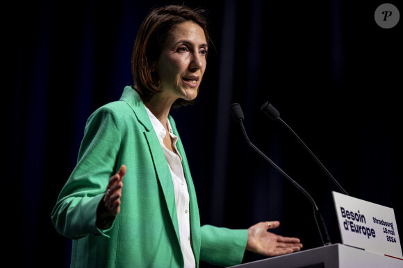 Valérie Hayer - Meeting régional de Valérie Hayer à Strasbourg le 18 mai 2024.