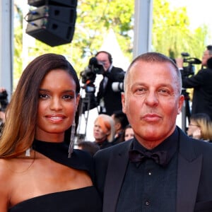 Jean Roch et sa femme Anaïs Pedri Monory - Montée des marches du film « Megalopolis » lors du 77ème Festival International du Film de Cannes, au Palais des Festivals à Cannes. Le 16 mai 2024 © Jacovides-Moreau / Bestimage