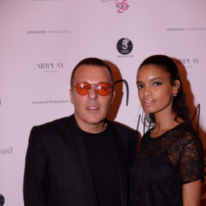 Jean Roch et sa femme Anaïs - Cindy Bruna fête ses 25 ans au Lutetia "Pop Up" club, soirée organisée par Five Eyes Production le 28 Septembre 2019 pendant la fashion week. © Rachid Bellak / Bestimage