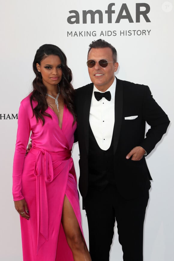 Anaïs Monory Pedri, Jean Roch - Photocall de la soirée "amfAR Gala Cannes 2018" à l'Eden Roc au Cap d'Antibes, le 17 mai 2018. © Jacovides/Borde/Moreau/Bestimage