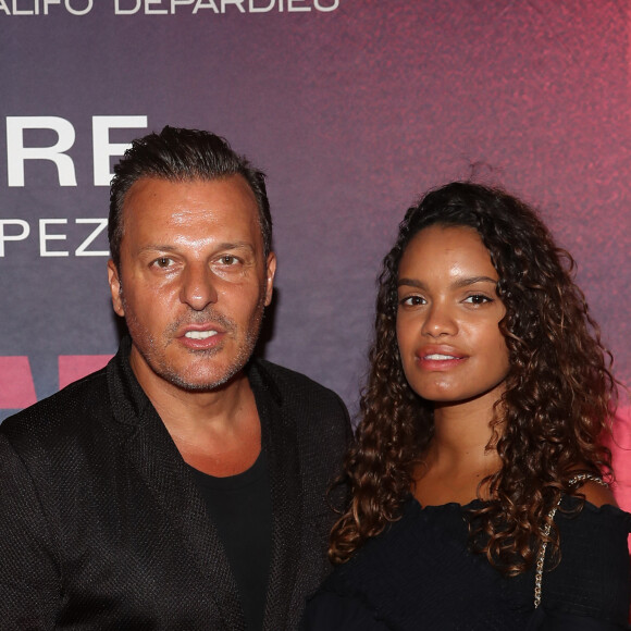 Exclusif - Jean-Roch et sa femme Anaïs enceinte - Avant-première du film "Carbone" au cinéma La Renaissance à Saint-Tropez, le 19 août 2017. © Dominique Jacovides/Cyril Moreau/Bestimage