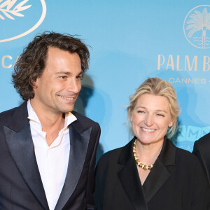 Bertrand Chameroy, Anne-Elisabeth Lemoine - Photocall du dîner d'ouverture du 77ème Festival International du Film de Cannes, au Carlton. Le 14 mai 2024 © Borde-Jacovides-Moreau / Bestimage