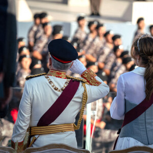 Le roi Abdalllah II et la reine Rania, le 9 juin 2024. Photo by Balkis Press/ABACAPRESS.COM