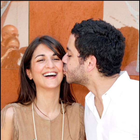 Manu Payet et Géraldine Nakache - Tournoi de Roland Garros 2010