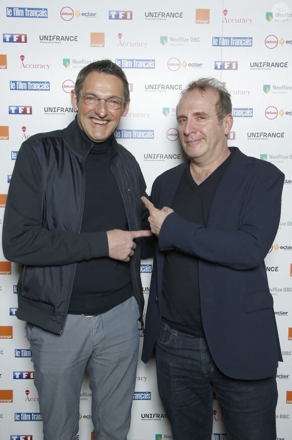 Les Bodin's, Vincent Dubois, Jean-Christian Fraiscinet, pour le film Les Bodin's en Thaïlande - No Web - 29ème cérémonie des Trophées du film français à l'hôtel Intercontinental à Paris le 1er février 2022. © Christophe Aubert via Bestimage