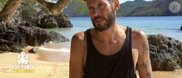 Cyril lors de l'avant-dernier épisode de "Koh-Lanta, la guerre des chefs" (TF1), vendredi 14 juin 2019.