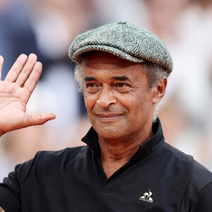 Le couple a fait le déplacement pour cette course incroyable.
Yannick Noah nouveau capitaine de l'équipe de France de tennis-fauteuil, à Roland Garros à Paris le 11 juin 2023