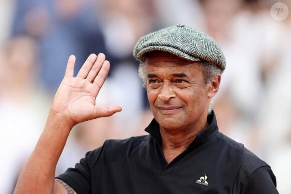 Le couple a fait le déplacement pour cette course incroyable.
Yannick Noah nouveau capitaine de l'équipe de France de tennis-fauteuil, à Roland Garros à Paris le 11 juin 2023