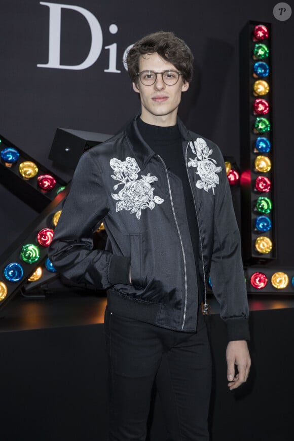 Germain Louvet - Photocall du défilé de mode Dior Homme Automne-Hiver 2018-2019 au Grand Palais à Paris, le 20 janvier 2018. © Olivier Borde/Bestimage 