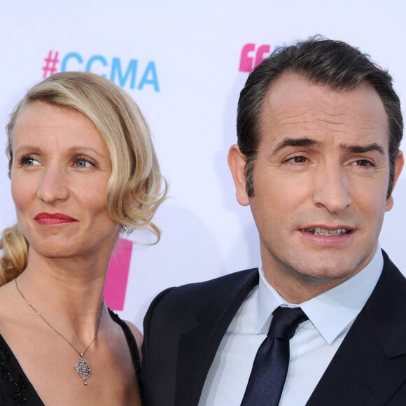 Jean Dujardin et Alexandra Lamy assistent à la 17e cérémonie annuelle des Critics' Choice Movie Awards qui se tient au Hollywood Palladium le 12 janvier 2012 à Los Angeles, Ca, USA. Photo par Lionel Hahn/ABACAPRESS.COM