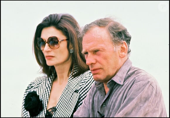 Anouk Aimée et Jean-Louis Trintignant en 1986 à Cannes