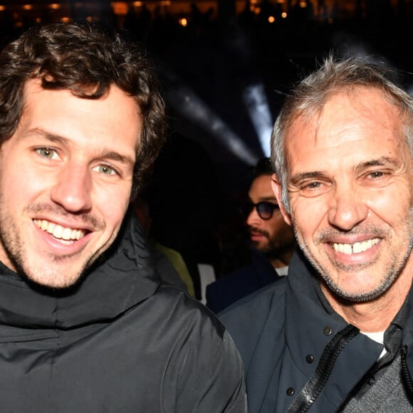 Victor et Paul Belmondo - Le boxeur français T.Yoka s'incline face au belge R.Merhy à Roland-Garros le 9 décembre 2023 © Veeren / Bestimage 