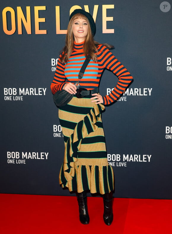 Frédérique Bel - Première du film "Bob Marley One Love" au Grand Rex à Paris le 1 fevrier 2024. © Coadic Guirec/Bestimage