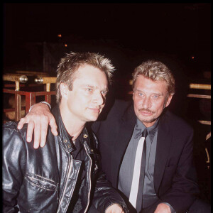 Archive : Johnny Hallyday et son fils David Hallyday