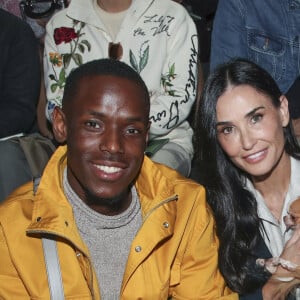 Micheal Ward, Demi Moore - Front-Row du défilé DIOR "Collection Homme Prêt-à-Porter Printemps/Eté 2025" lors de la Fashion Week de Paris, le 21 juin 2024. © Borde/Rindoff/Bestimage 