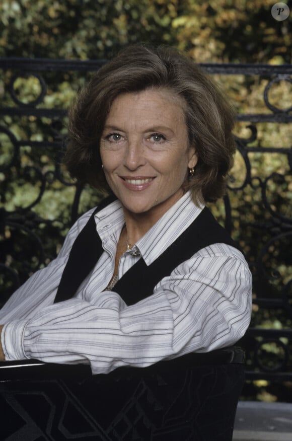 En France, à Paris, Nicole Courcel en octobre 1989.