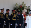 Le couple est arrivé à Londres pour une visite d'état jusqu'à vendredi. 
L'impératrice Masako du Japon, la reine consort Camilla, le prince William, prince de Galles - Le roi Charles III d'Angleterre et l'empereur du Japon Naruhito inspectent la garde d'honneur au pavillon royal à Londres le 25 juin 2024. L'empereur et l'impératrice du Japon sont en visite officielle au Royaume Uni du 25 au 28 juin 2024. 