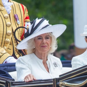 L'impératrice du Japon Masako porte un masque lors du trajet en calèche du pavillon royal à Buckingham palace à Londres le 25 juin 2024. © Tayfun Salci/ZUMA Press Wire / Bestimage 