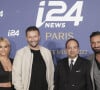 Comme l'animateur de l'émission, Cyril Hanouna.
Exclusif - guest, Kelly Vedovelli, Raymond Aabou, Frank Melloul (PDG de I24NEWS), Cyril Hanouna, Valérie Benaïm au photocall de la soirée de gala de la chaine i24News à Chaillot - Théâtre national de la Danse à l'occasion de la célébration du 2ème anniversaire de la signature des Accords d'Abraham, Paris le 5 septembre 2022. © Jack Tribeca / Bestimage