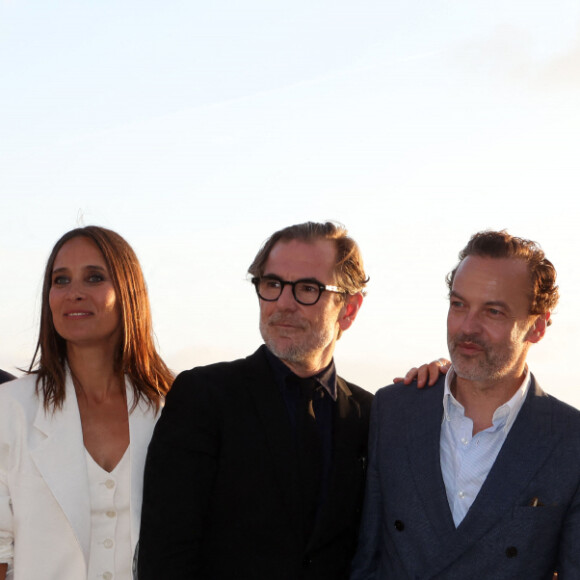 Julien de Saint-Jean, Alexandre de la Patellière, Julie de Bona, Matthieu Delaporte, Patrick Mille, Pierre Niney,Vassili Schneider, le 21 juin 2024, à L'Hôtel du Palais à Biarritz lors du Biarritz Film Festival - Nouvelles Vagues 2024. © Jean-Marc Lhomer / Bestimage