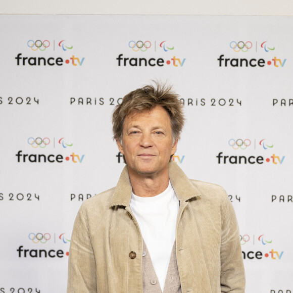 Des propos qui ont amusé le comédien Artus qui connait actuellement un véritable carton avec son film mettant en lumière le handicap.
Laurent Delahousse lors de la présentation des journalistes et chroniqueurs de France Télévisions pour les Jeux Olympiques 2024 au musée de l'Homme à Paris, le 11 juin 2024. © Pierre Perusseau / Bestimage 