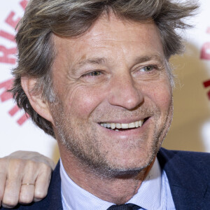 "Je suis un peu anxieux, je suis un peu hypocondriaque, et puis je suis un peu soupe au lait, un peu susceptible. Tu sais quelquefois je prends les trucs mal".
Laurent Delahousse au photocall des invités au dîner de gala de l'association "Un rien c'est tout" au musée de l'armée aux Invalides à Paris le 7 mars 2024.