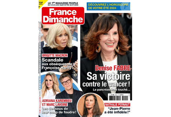 Couverture de "France Dimanche" du vendredi 28 juin 2024