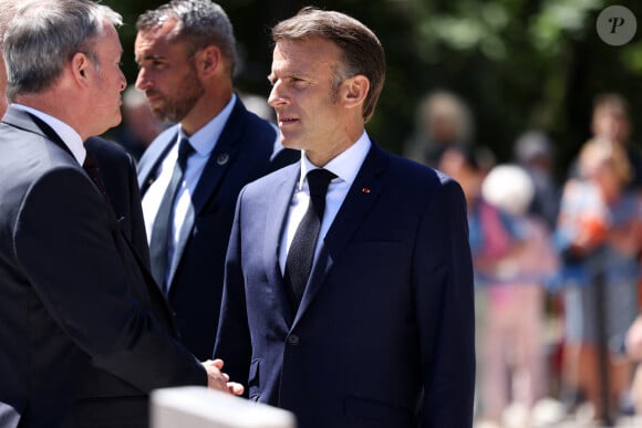 Le président Emmanuel Macron et sa femme Brigitte sont allés voter au Touquet, pour les élections européennes le 9 juin 2024. © Stéphane Lemouton / Bestimage 