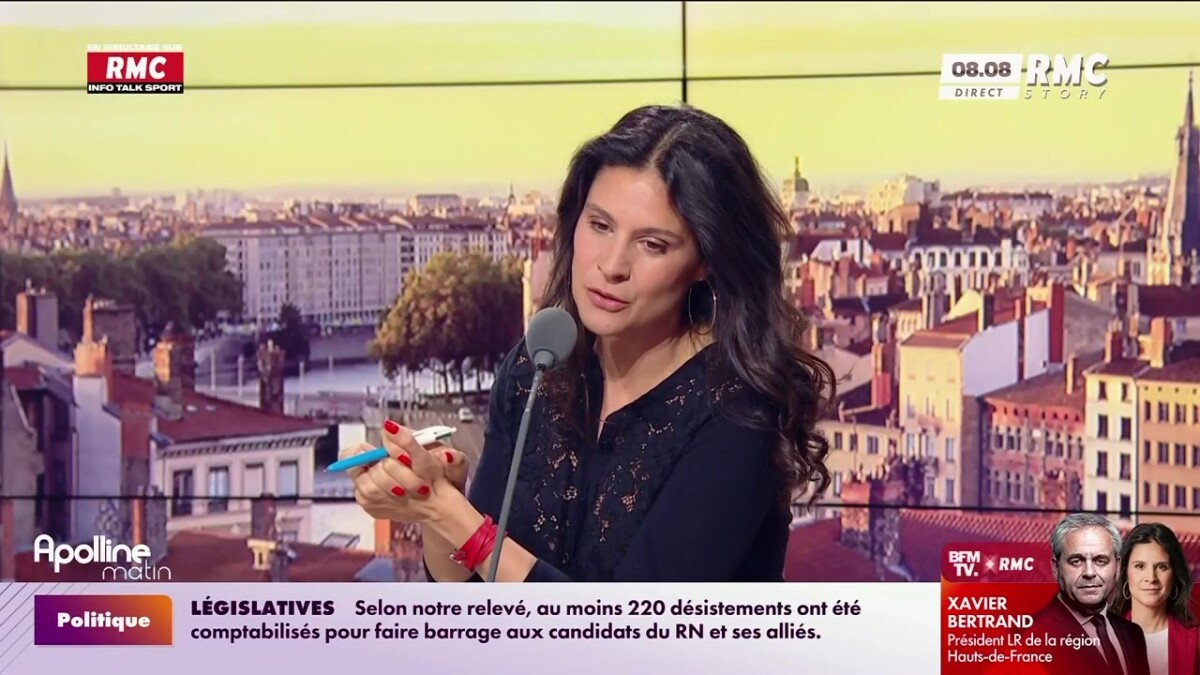 Vidéo : Changement de dernière minute sur BFMTV : Apolline de Malherbe