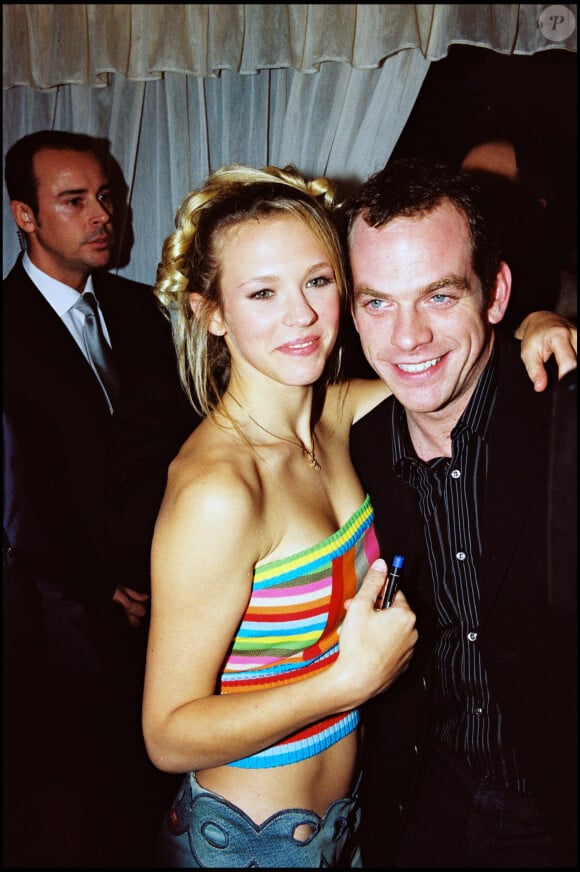 Lorie et Garou lors d'un concert privée de la chanteuse au VIP Room, le 31 janvier 2002