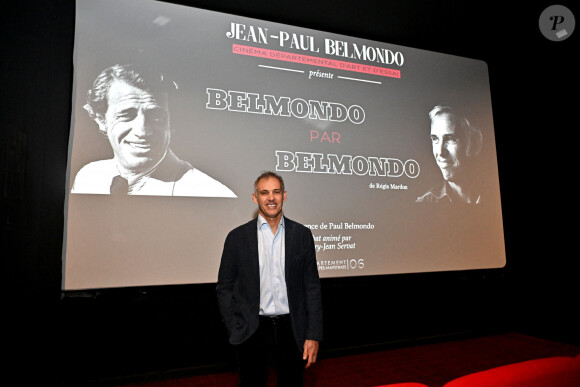 Exclusif - Paul Belmondo a inauguré le cinéma Jean-Paul Belmondo, situé au 16 place Garibaldi à Nice, le 25 novembre 2023.