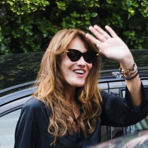 Carla Bruni a Milan en Italie.