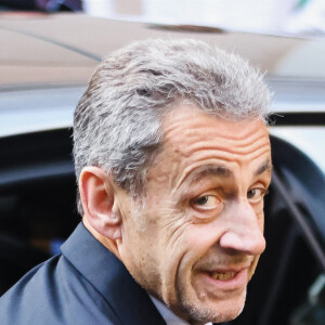 Nicolas Sarkozy à Milan en Italie.