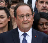 La prochaine photo va certainement vous interpeller...
Les députés socialistes français nouvellement élus (de gauche à droite) Claudia Rouaux, Océane Godard, Valérie Rossi, François Hollande, Fatiha Keloua Hachi, premier secrétaire du Parti socialiste français de gauche (PS) Olivier Faure, Boris Vallaud et Ayda Hadizadeh lors de la journée d'accueil des députés de la de la 17ème législature à l'Assemblée Nationale de Paris, France. © Stéphane Lemouton/Bestimage 