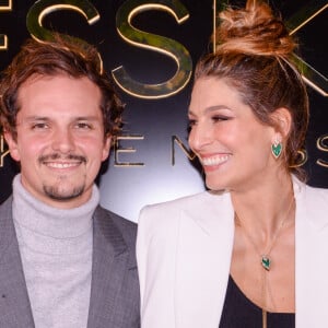 Juan Arbelaez et sa femme Laury Thilleman lors de la soirée de présentation de la collection Messika by Kate Moss à l'hôtel Ritz à Paris le 3 octobre 2021. © Rachid Bellak / Bestimage