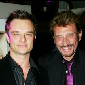 Exclusif - Johnny Hallyday et David Hallyday