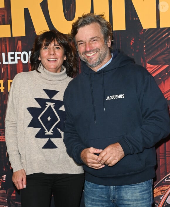 Estelle Denis est maintenant amoureuse de Marc Thiercelin, un navigateur de 16 ans son aîné
Estelle Denis et son compagnon Marc Thiercelin à l'avant-première du film "Mon héroïne" au cinéma UGC Normandie à Paris le 12 décembre 2022