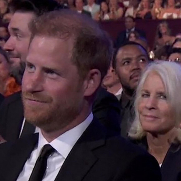 Le prince Harry, duc de Sussex et Meghan Markle, duchesse de Sussex, lors de la cérémonie des "ESPY Awards 2024" à Los Angeles, le 11 juillet 2024.