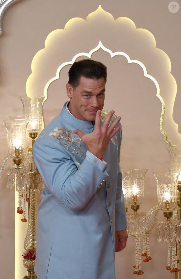 John Cena - Mariage d'Anant Ambani et Radhika Merchant à Mumbaï en juillet 2024. © Ashish Vaishnav/SOPA Images via ZUMA Press/Bestimage