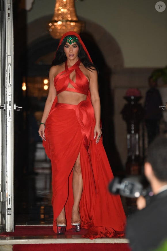 Une véritable princesse
Kim Kardashian - Mariage d'Anant Ambani et Radhika Merchant à Mumbaï en juillet 2024.