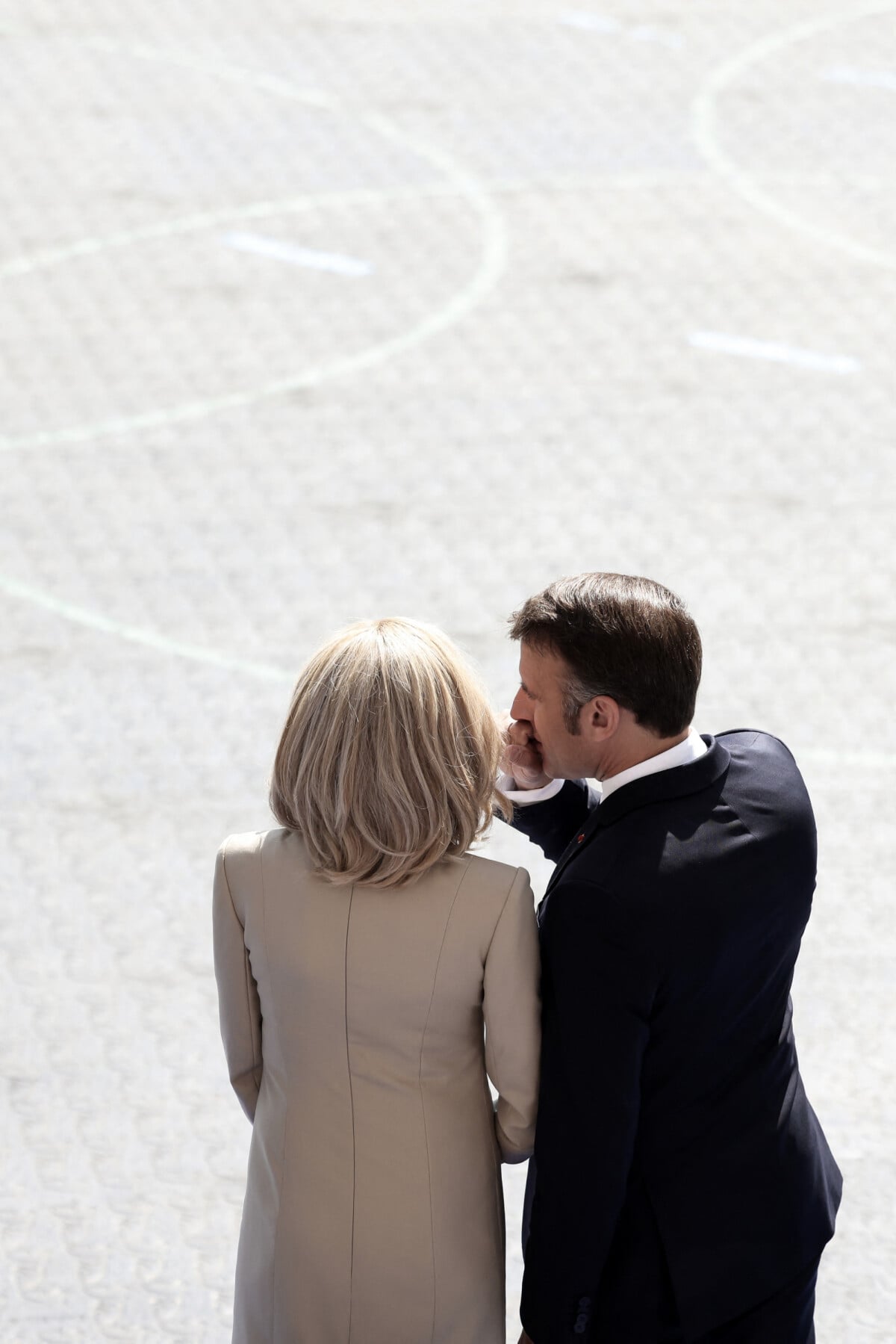 Photo : Le président de la République, Emmanuel Macron, Brigitte Macron ...