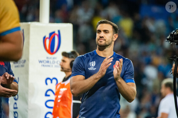 Melvyn Jaminet (XV de France) - Coupe du Monde de Rugby France 2023 du match de Poule A entre la France et l'Uruguay (27-12) au stade Pierre-Mauroy à Lille le 14 septembre 2023. 